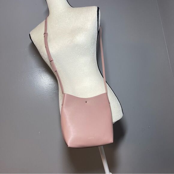 Samara Vegan Peony Pink Crossbody Bag - Picture 3 of 11